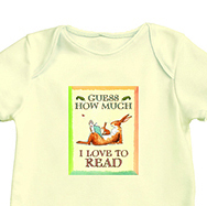 Guess How Much I Love to Read onesie
