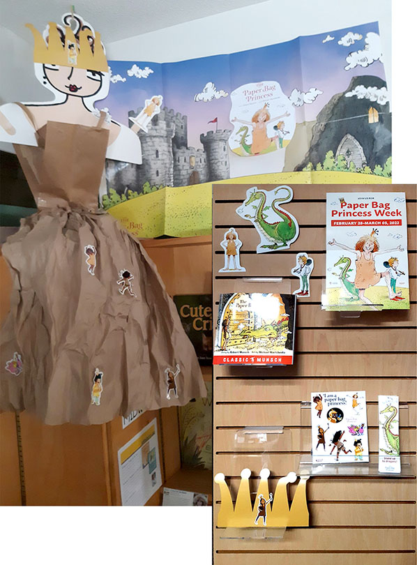 Paperbag Pricess displays