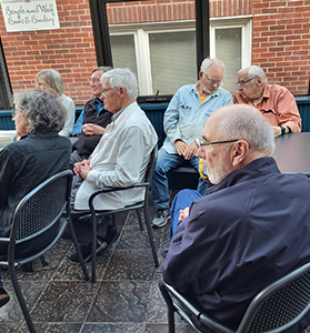 Audience at book reading