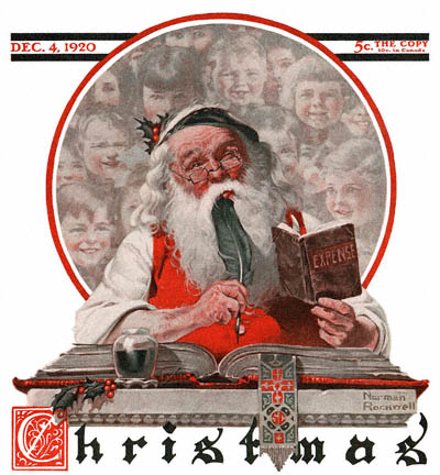 Christmas by Norman Rockwell