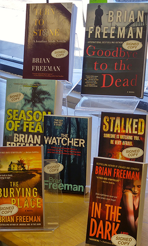 Brian Feeman display at Beagle and Wolf