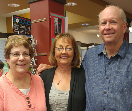 Sally with Jill and Deane Johnson