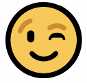 winking emoji
