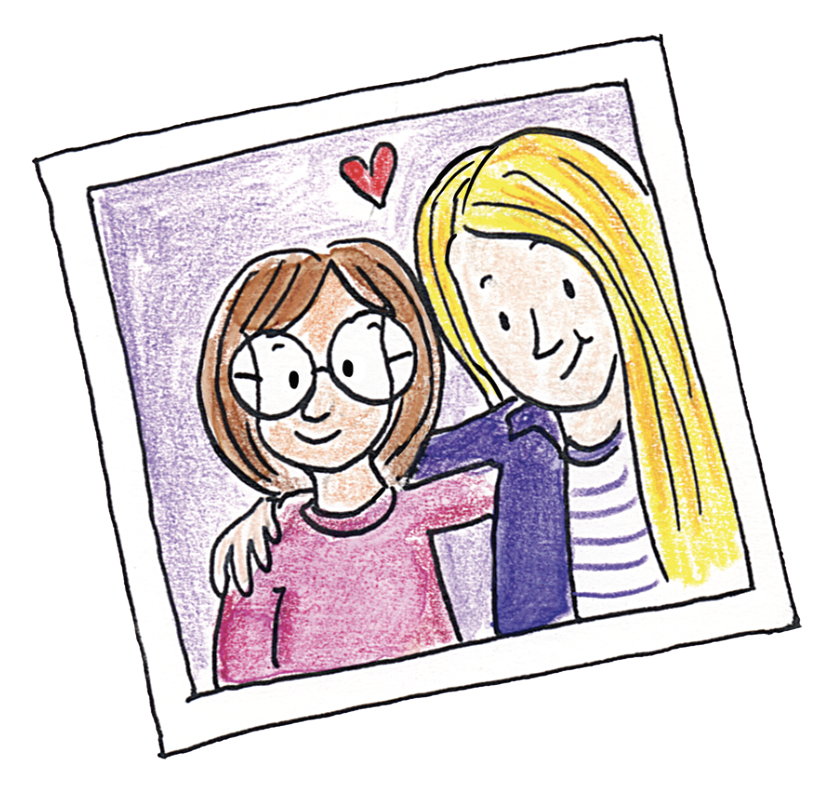 photo of hugging kid and mother art
