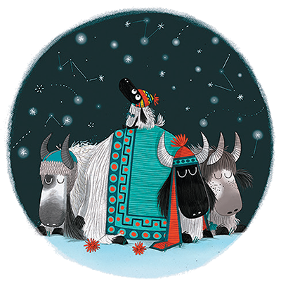 catalog art of baby yak