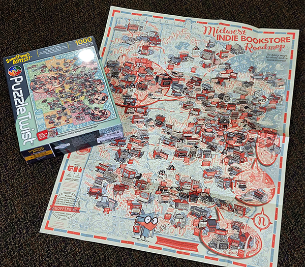 jigsaw puzzle with map