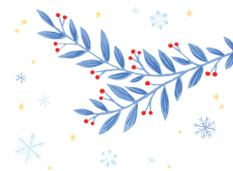 branch with berries illustration