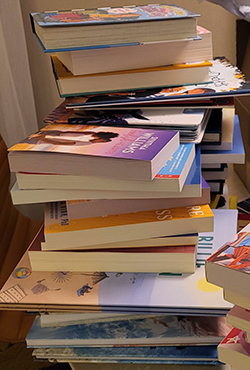 stack of books