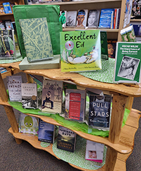 Saint Patrick's Day book display