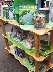 Saint Patrick's Day book display