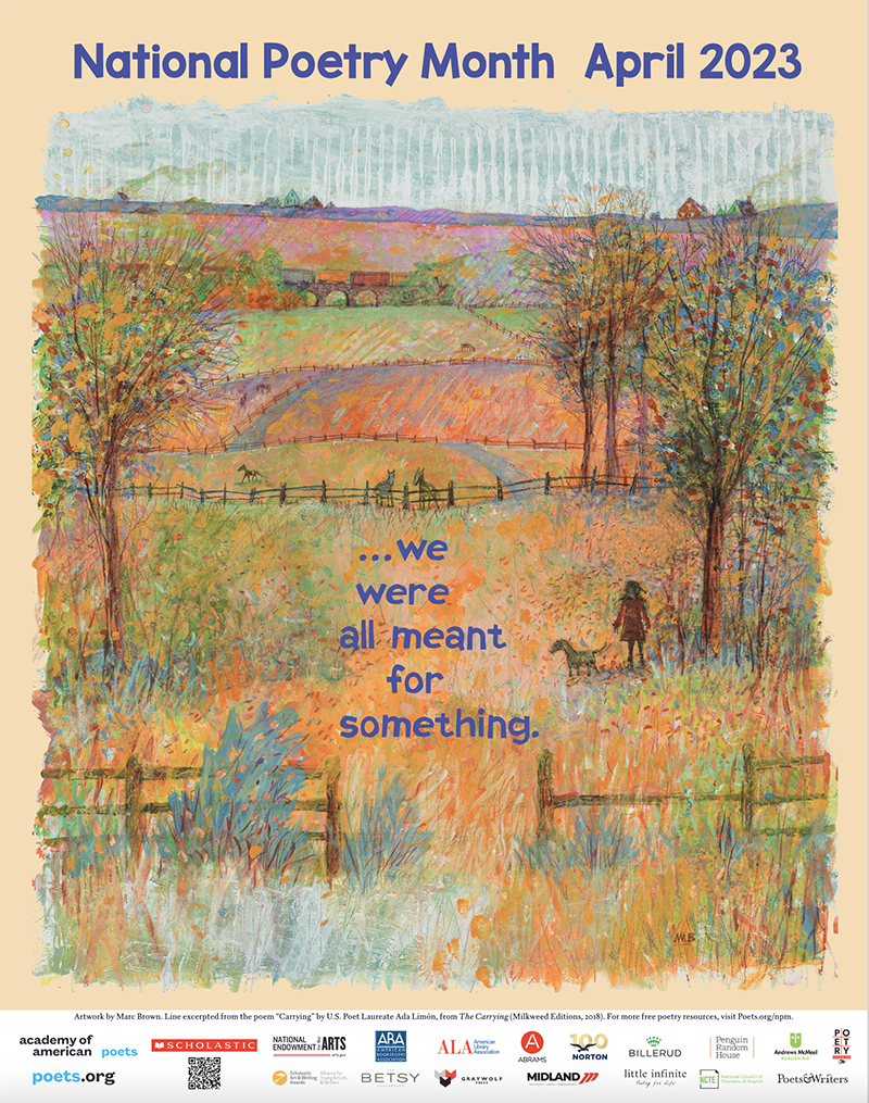 National Poetry Month poster