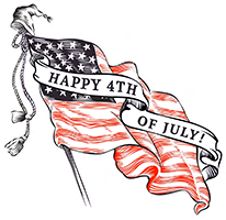 4th of July flag