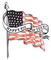 4th of July flag