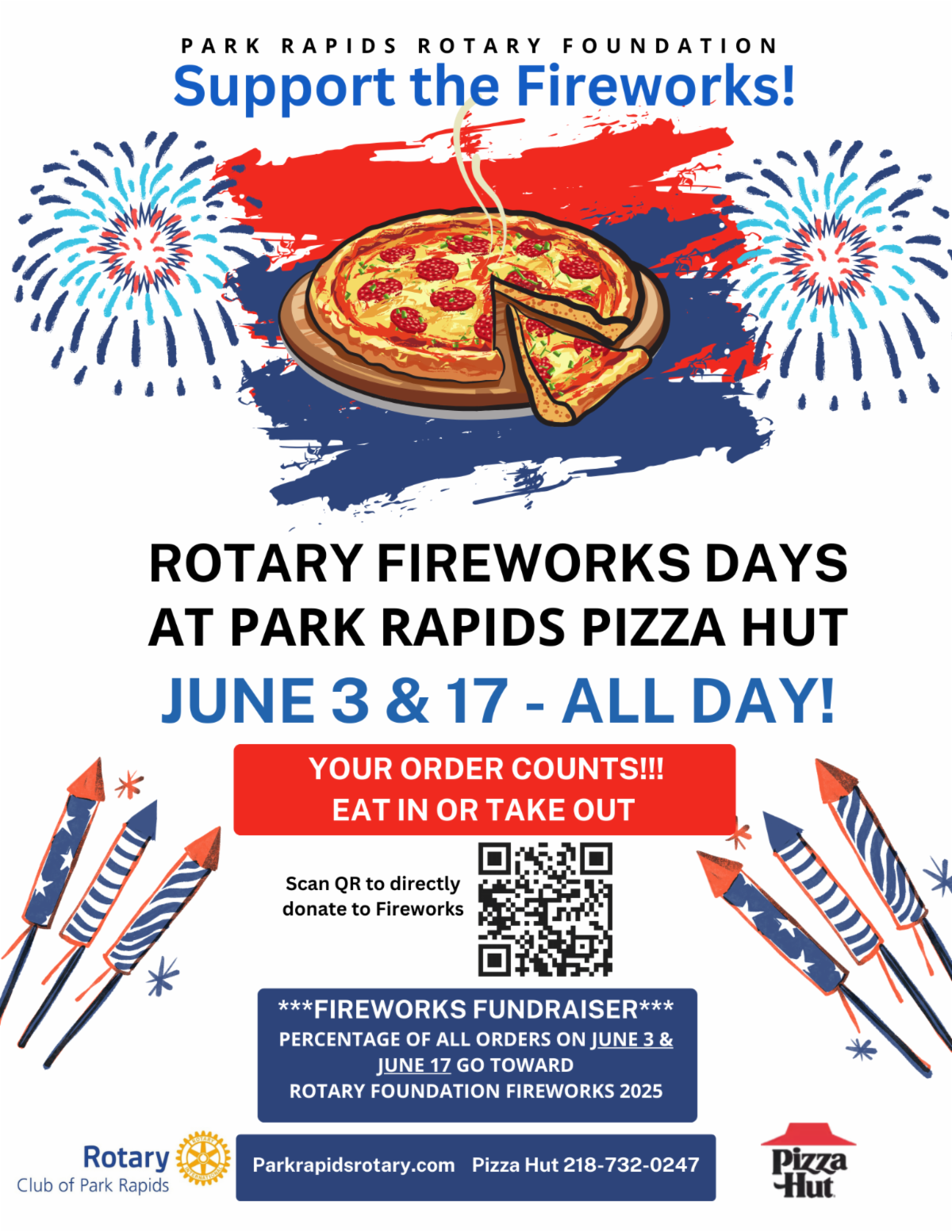 Flier with QR Code
