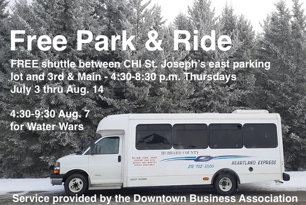 Free Park & Ride poster