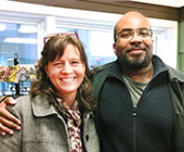 Sean Hill with LouAnn Shepard Muhm