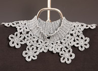 gray neckpiece
