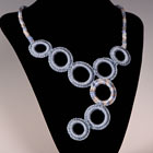 blue necklace
