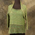 green sweater