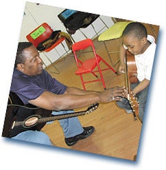 Teaching guitar