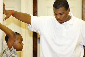 Mentoring a young cast member