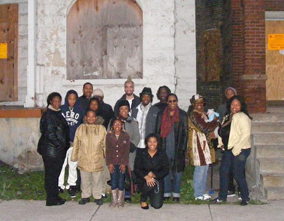 Some of the WHPCPA family at the new building