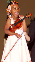 girl with violin