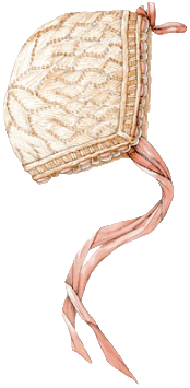 Amana star-pattern bonnet